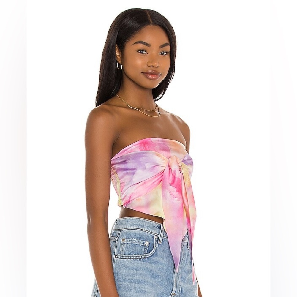 Nwot Superdown Tabitha Reversible Strapless Top I… - image 3